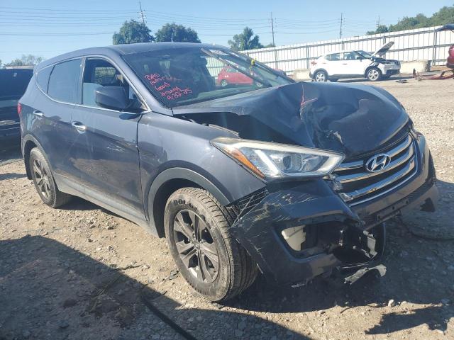 5XYZT3LB3GG373924 - 2016 HYUNDAI SANTA FE S BLUE photo 4