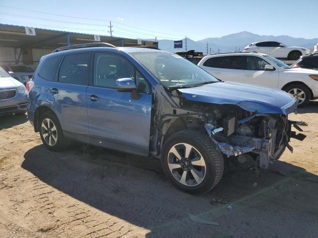 JF2SJAEC5JH519466 - 2018 SUBARU FORESTER 2.5I PREMIUM 蓝色 照片 4