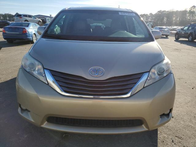 5TDYK3DC4BS013806 - 2011 TOYOTA SIENNA XLE GOLD photo 5