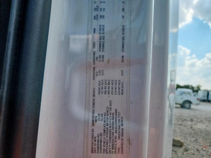 3AKJGLDR0HSJA6882 - 2017 FREIGHTLINER CASCADIA 1 WHITE photo 10