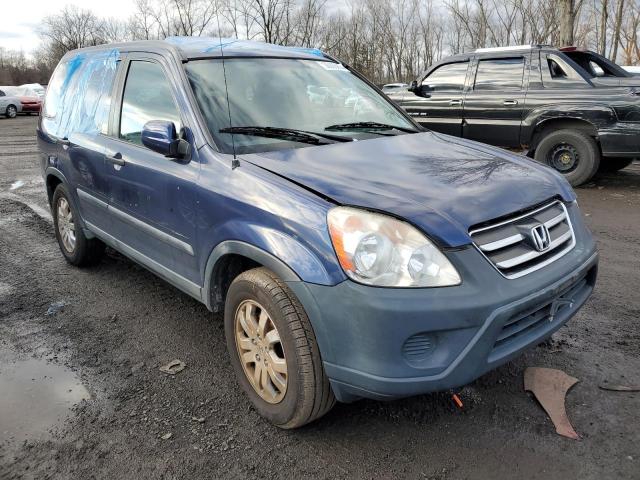 SHSRD78815U320136 - 2005 HONDA CR-V EX BLUE photo 4