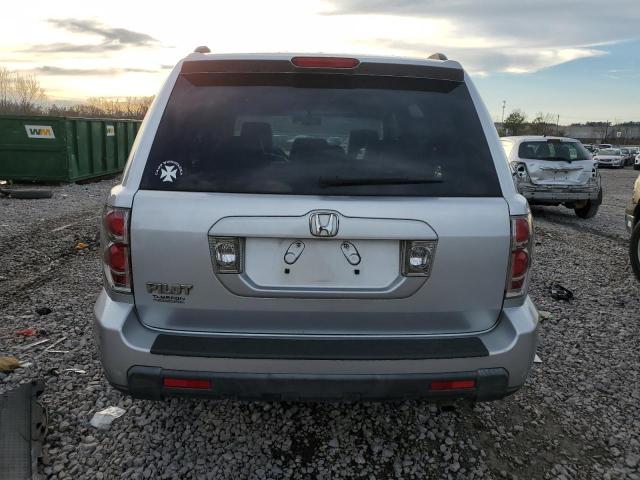 5FNYF286X8B021330 - 2008 HONDA PILOT EXL SILVER photo 6