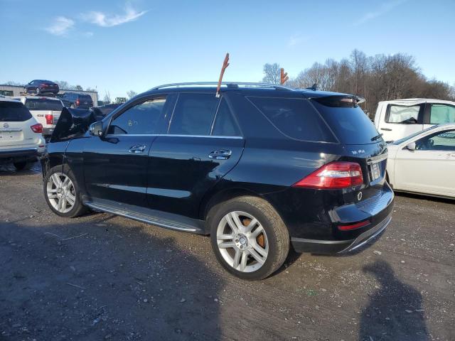 4JGDA5HB2FA618145 - 2015 MERCEDES-BENZ ML 350 4MATIC BLACK photo 2