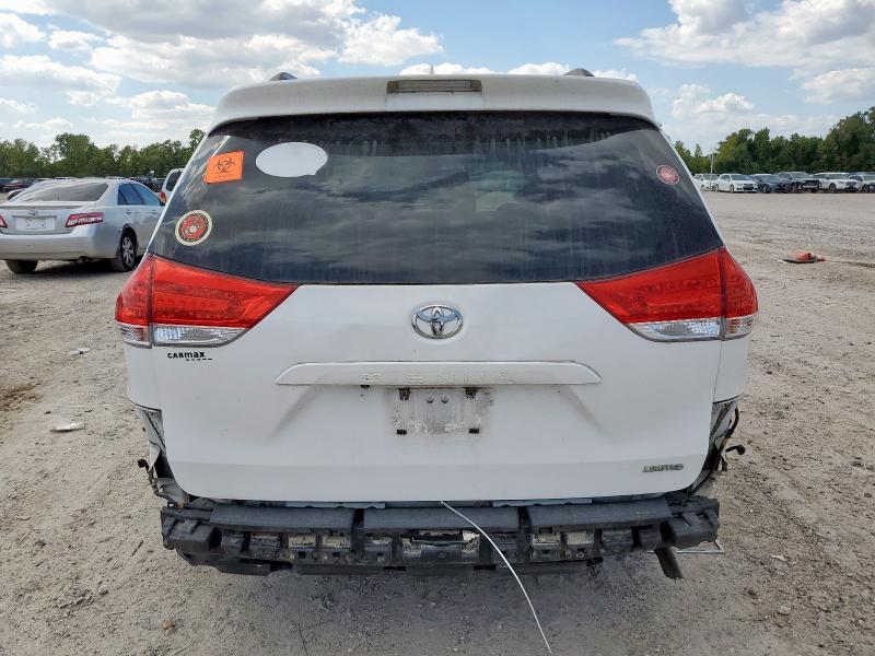 5TDYK3DC2ES453771 - 2014 TOYOTA SIENNA XLE Սպիտակ լուսանկար 6