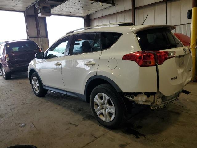 JTMBFREV2EJ009395 - 2014 TOYOTA RAV4 LE WHITE photo 2