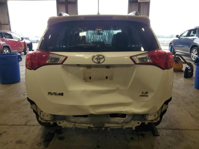 JTMBFREV2EJ009395 - 2014 TOYOTA RAV4 LE WHITE photo 6