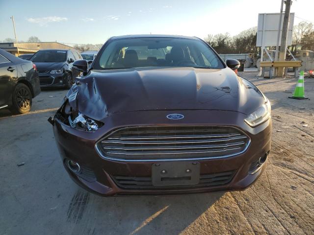 3FA6P0H73DR243854 - 2013 FORD FUSION SE MAROON photo 5