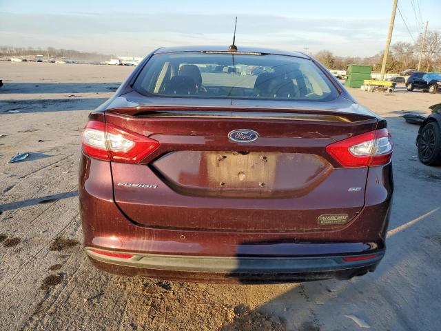 3FA6P0H73DR243854 - 2013 FORD FUSION SE MAROON photo 6