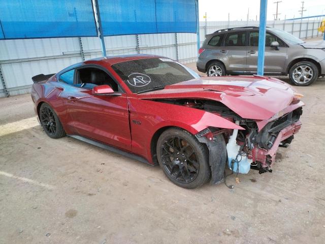 1FA6P8CF1F5355443 - 2015 FORD MUSTANG GT RED photo 4