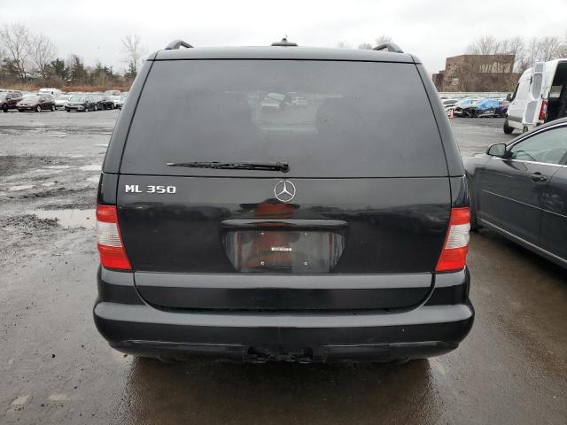 4JGAB57E94A462906 - 2004 MERCEDES-BENZ ML 350 BLACK photo 6