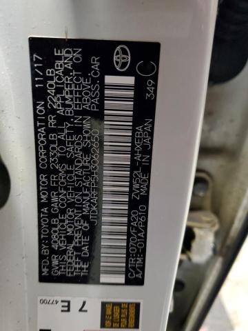 JTDKARFP5H3062650 - 2017 TOYOTA PRIUS PRIM 白色 照片 12