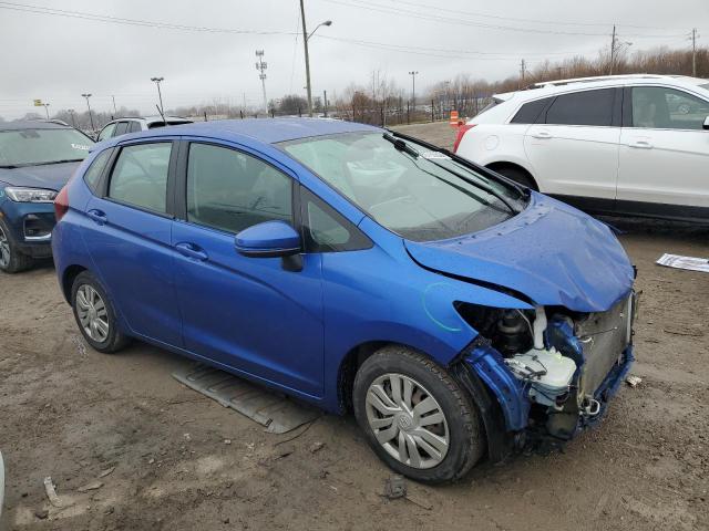 3HGGK5H59FM779136 - 2015 HONDA FIT LX BLUE photo 4