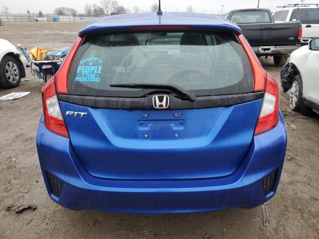 3HGGK5H59FM779136 - 2015 HONDA FIT LX BLUE photo 6