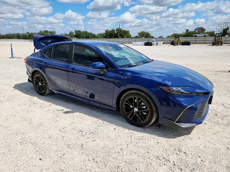4T1DAACK5SU113578 - 2025 TOYOTA CAMRY XSE BLUE photo 4