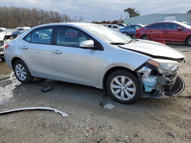 5YFBURHE4GP522499 - 2016 TOYOTA COROLLA L SILVER photo 4