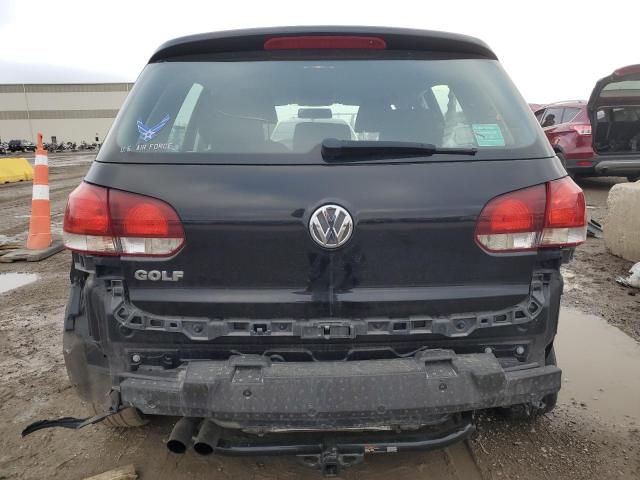 WVWDB7AJ9DW139011 - 2013 VOLKSWAGEN GOLF BLACK photo 6