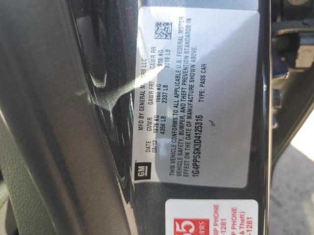 1G4PP5SK3D4125316 - 2013 BUICK VERANO BLUE photo 12