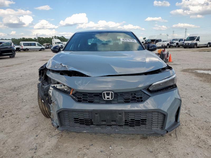 2HGFE2F5XSH509121 - 2025 HONDA CIVIC SPORT GRAY photo 5