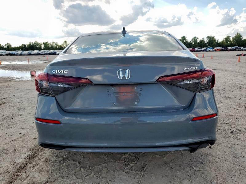 2HGFE2F5XSH509121 - 2025 HONDA CIVIC SPORT GRAY photo 6