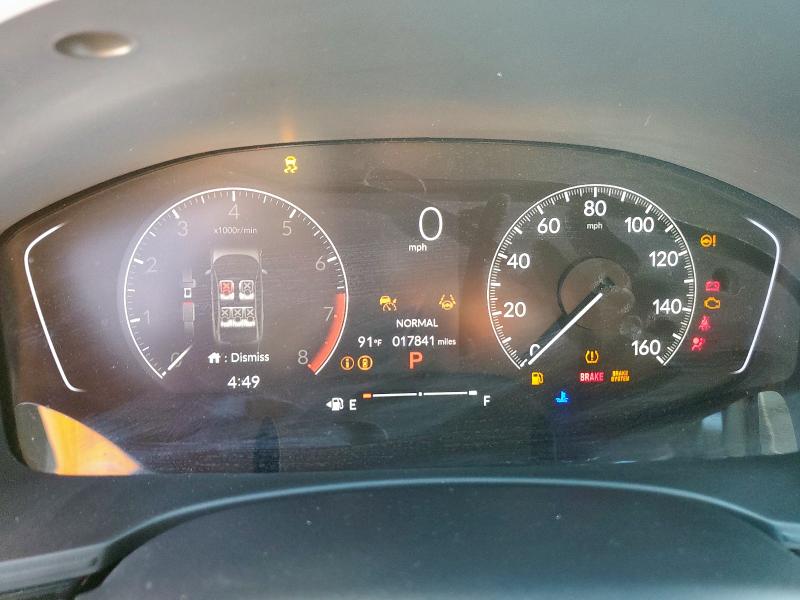 2HGFE2F5XSH509121 - 2025 HONDA CIVIC SPORT GRAY photo 9