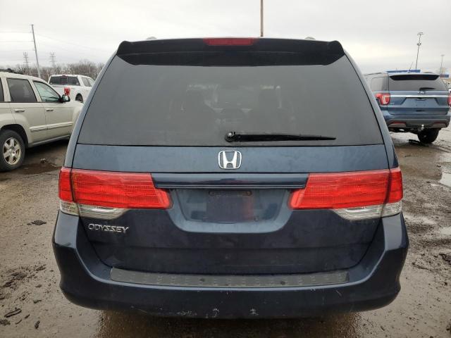 5FNRL38449B407017 - 2009 HONDA ODYSSEY EX BLUE photo 6