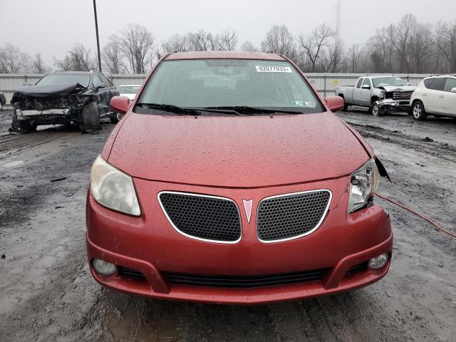 5Y2SL65827Z413612 - 2007 PONTIAC VIBE RED photo 5