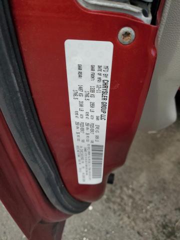 2C4RC1CG4CR199626 - 2012 CHRYSLER TOWN & COU TOURING L RED photo 14