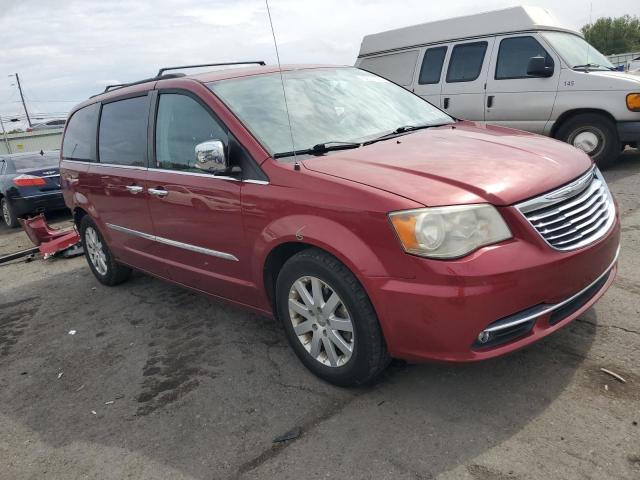 2C4RC1CG4CR199626 - 2012 CHRYSLER TOWN & COU TOURING L RED photo 4