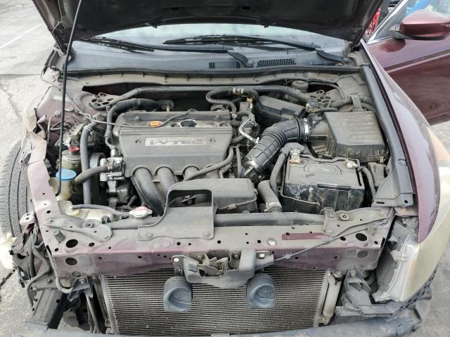 JHMCP26778C038715 - 2008 HONDA ACCORD EX BURGUNDY photo 11