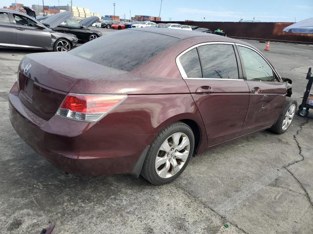 JHMCP26778C038715 - 2008 HONDA ACCORD EX BURGUNDY photo 3
