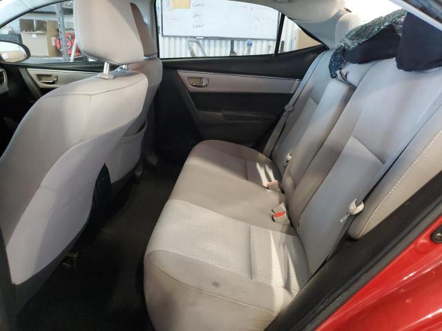 2T1BURHE6GC624614 - 2016 TOYOTA COROLLA L RED photo 10