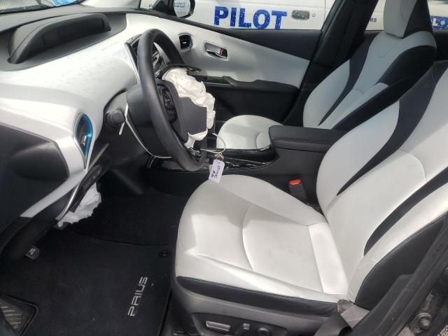 JTDKARFU0K3080857 - 2019 TOYOTA PRIUS GRAY photo 7