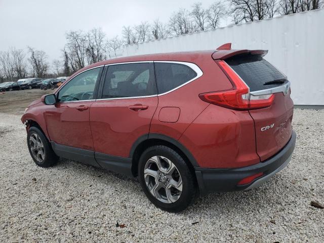 2HKRW2H89JH650316 - 2018 HONDA CR-V EXL RED photo 2