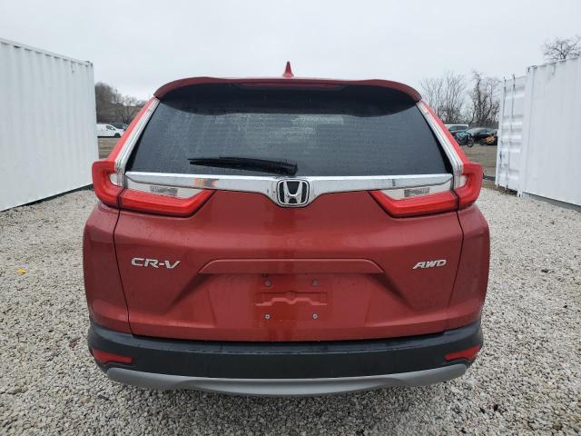 2HKRW2H89JH650316 - 2018 HONDA CR-V EXL RED photo 6