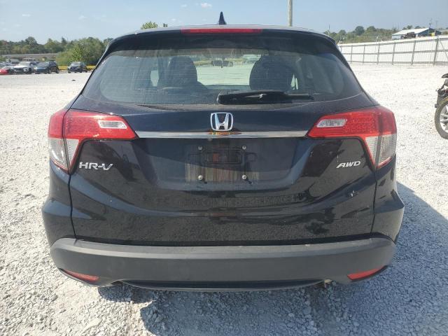 3CZRU6H38KG700189 - 2019 HONDA HR-V LX BLACK photo 6