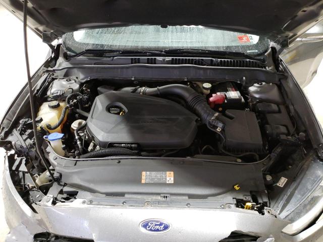 3FA6P0HR6DR384855 - 2013 FORD FUSION SE GRAY photo 11