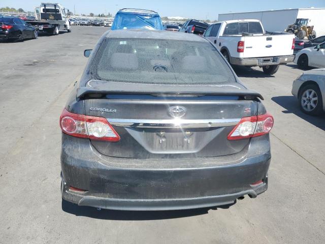 2T1BU4EE8BC665214 - 2011 TOYOTA COROLLA BASE GRAY photo 6