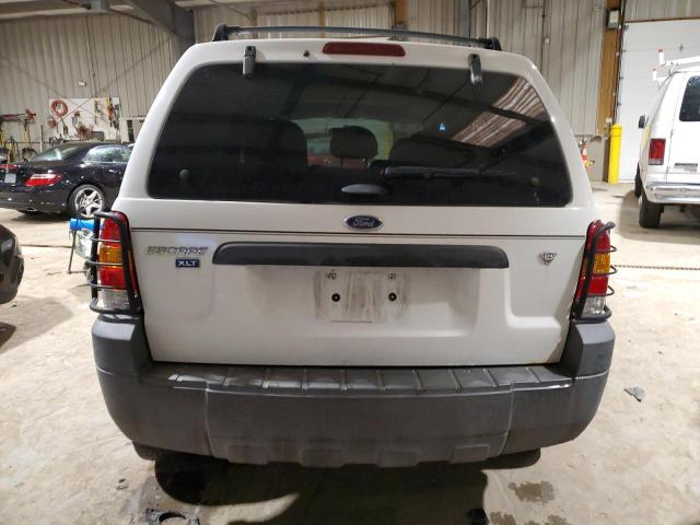 1FMYU93127KB69415 - 2007 FORD ESCAPE XLT WHITE photo 6