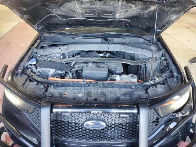 1FM5K8AW2MNA15573 - 2021 FORD EXPLORER POLICE INTERCEPTOR Czarny zdjęcie 12