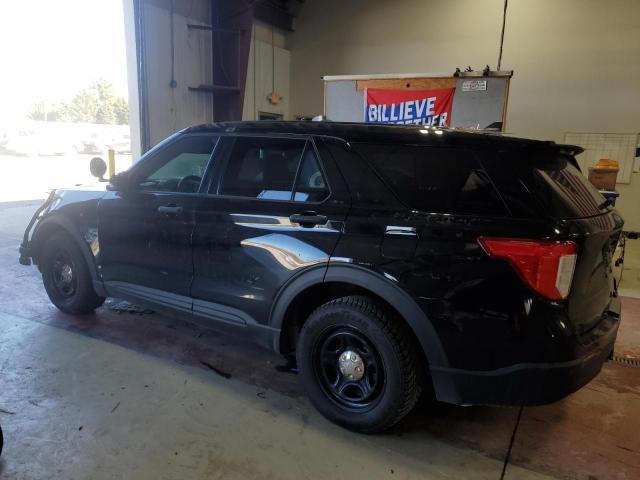 1FM5K8AW2MNA15573 - 2021 FORD EXPLORER POLICE INTERCEPTOR Czarny zdjęcie 2