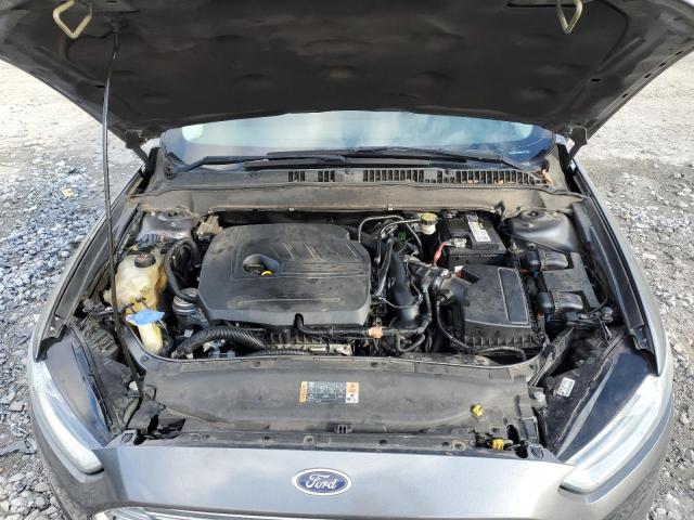 3FA6P0HDXER326785 - 2014 FORD FUSION SE GRAY photo 11