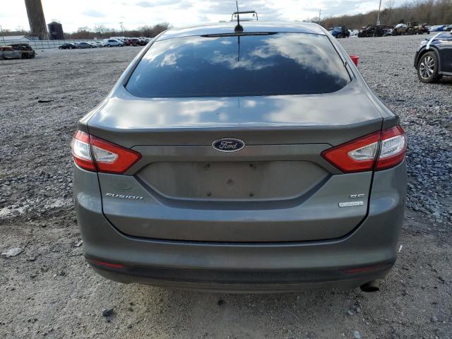 3FA6P0HDXER326785 - 2014 FORD FUSION SE GRAY photo 6