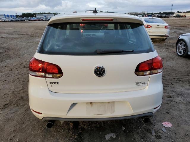 WVWHD7AJ8AW282507 - 2010 VOLKSWAGEN GTI WHITE photo 6