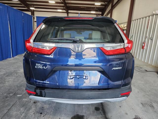 2HKRW6H34KH211408 - 2019 HONDA CR-V LX BLUE photo 6