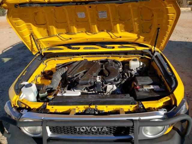 JTEBU11F270003154 - 2007 TOYOTA FJ CRUISER YELLOW photo 11