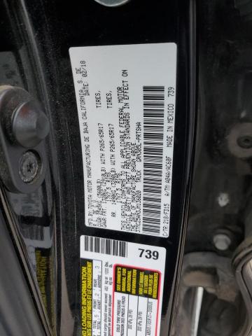 3TMCZ5AN3JM136020 - 2018 TOYOTA TACOMA DOUBLE CAB BLACK photo 12