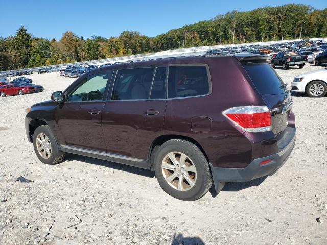 5TDBK3EH0DS210829 - 2013 TOYOTA HIGHLANDER BASE 勃艮第红 照片 2