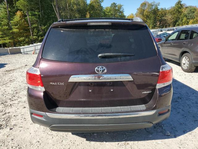 5TDBK3EH0DS210829 - 2013 TOYOTA HIGHLANDER BASE 勃艮第红 照片 6