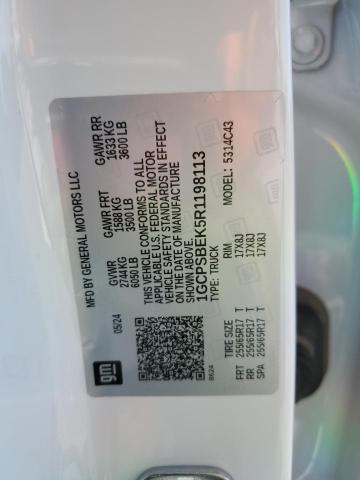 1GCPSBEK5R1198113 - 2024 CHEVROLET COLORADO 白色 照片 12