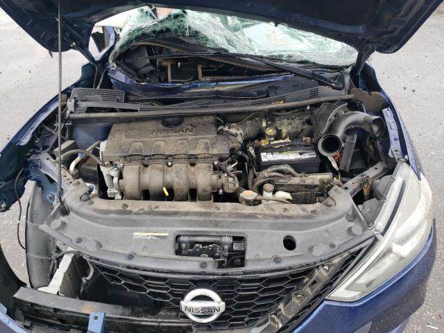 3N1AB7AP5JY238617 - 2018 NISSAN SENTRA S BLUE photo 11